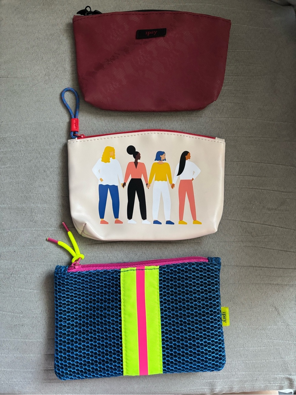 Never used 3 pack Cosmetic Pouches/ Women’s Makeup Bags